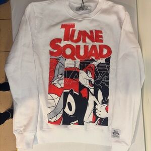Space Jam White Tune Squad Sweatshirt